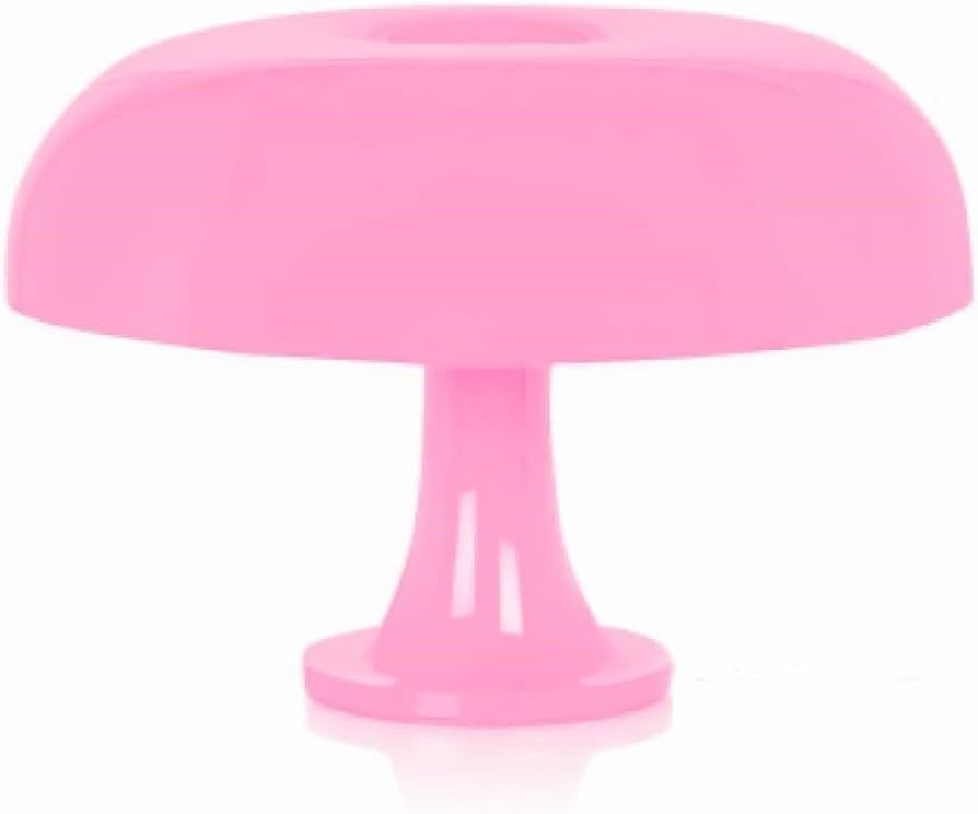 Mushroom Lamp, Pink Mushroom Table Lamp with 3 Lighting Modes, Modern Aesthetic Bedside Table Lam... | Amazon (US)