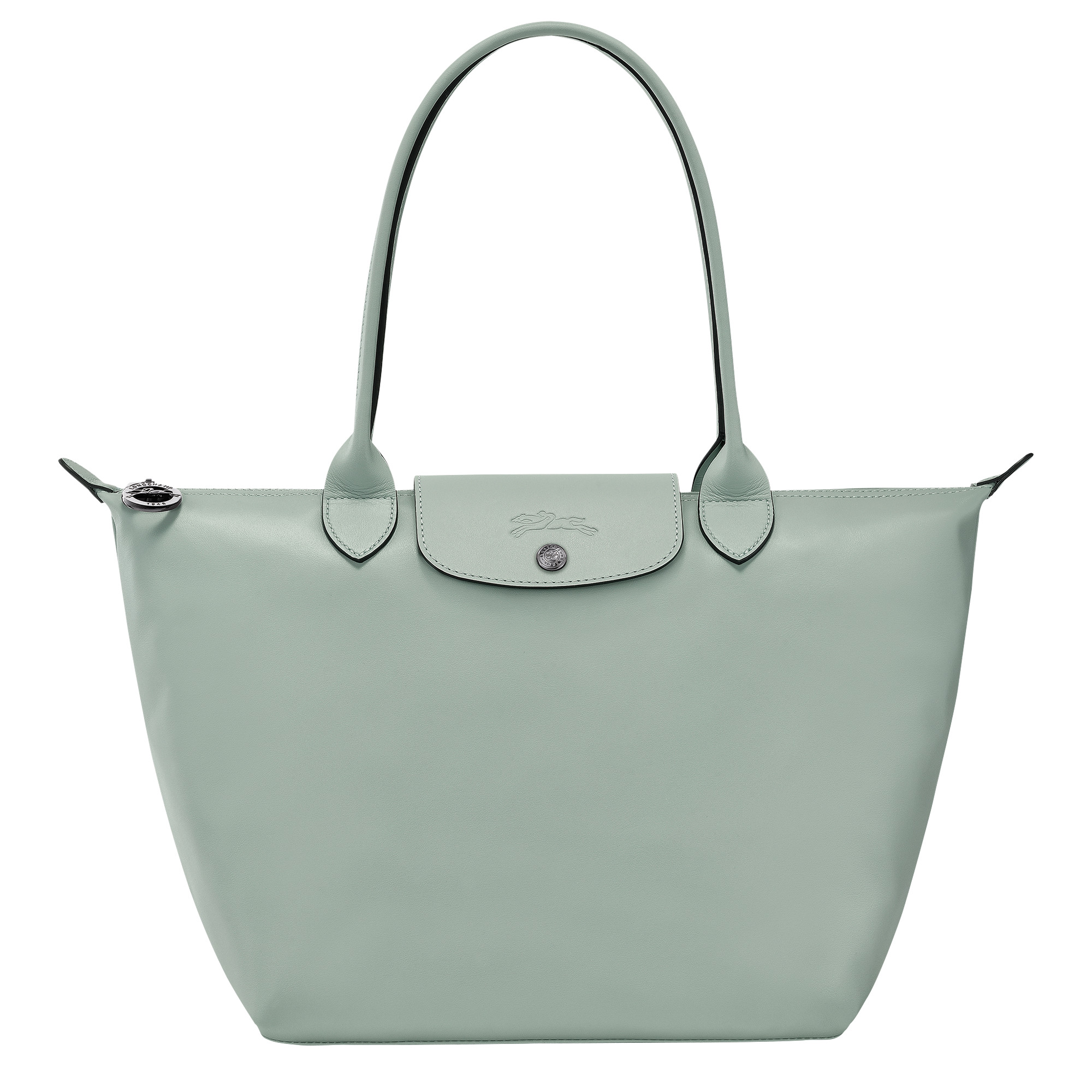 Le Pliage Xtra M Tote bag Vervain - Leather | Longchamp US | Longchamp