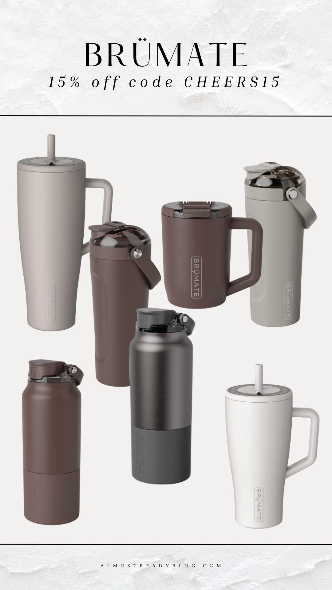 BrüMate 15% off code CHEERS + up to 30% off markdowns. 

 

#LTKSaleAlert #LTKFindsUnder50 #LTKFindsUnder100