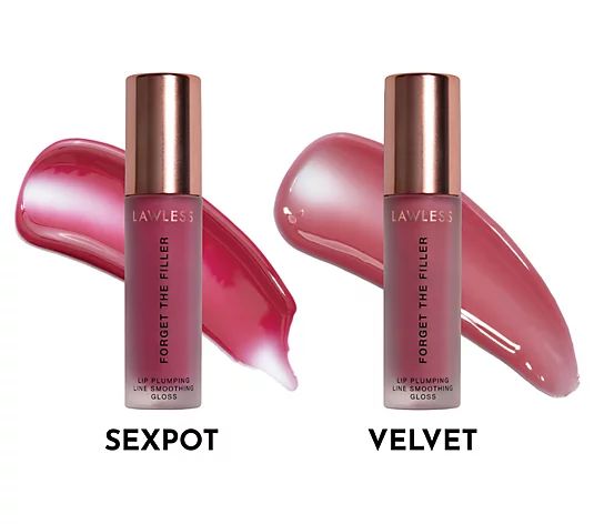 Lawless Beauty Forget the Filler Lip Plumping Duo | QVC