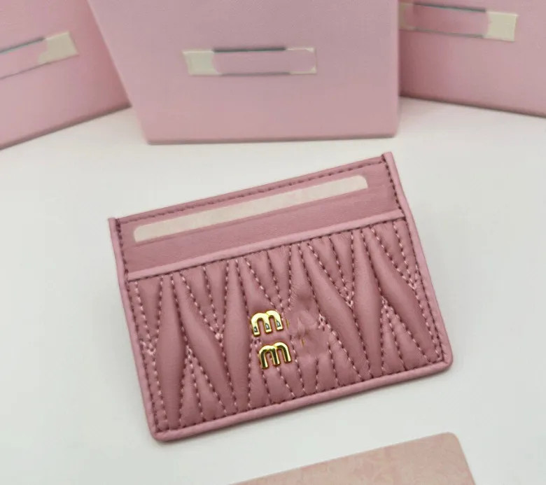 Save Big on Bulk Womens Leather Coin Purse Lambskin Leather Matelasse Pattern Card Holder Wallet ... | DHGate