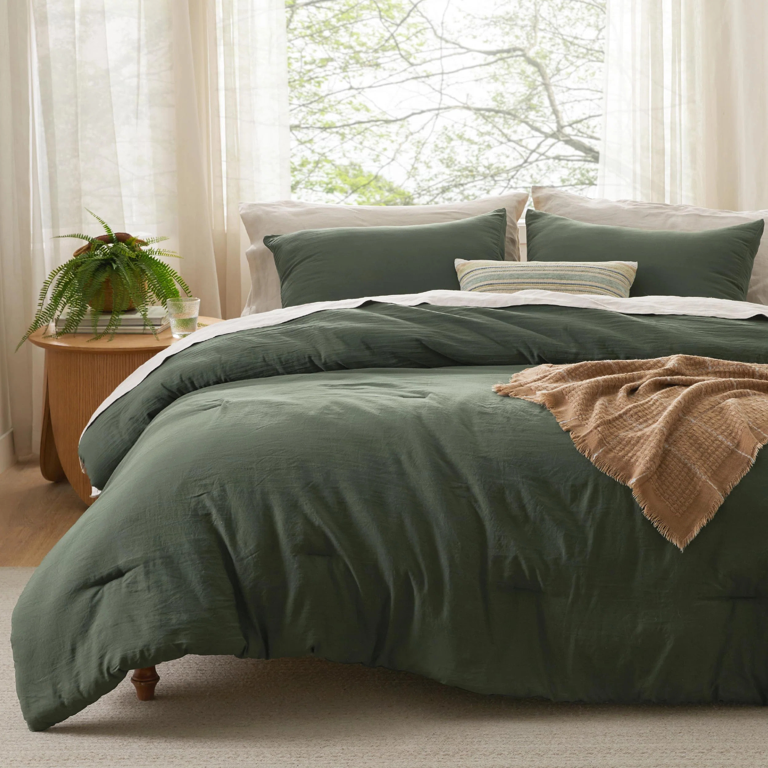 Bedsure Reversible Prewashed Comforter Set | Wayfair North America
