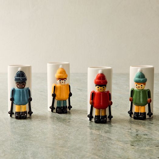 St. Jude Skier Figural Shot Glass Sets | West Elm (US)