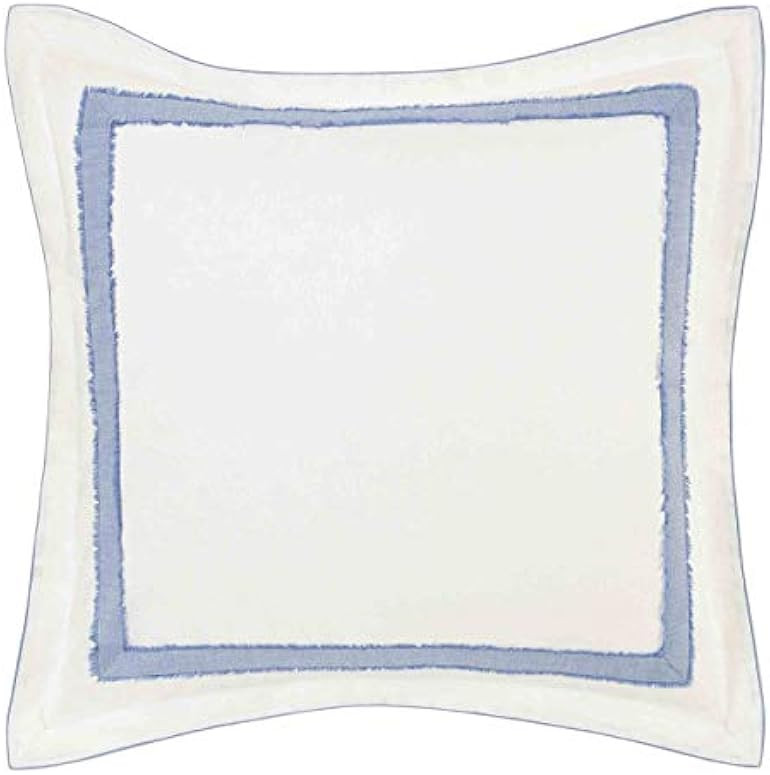 Laura Ashley Mila Euro Sham, 26x26, Blue | Amazon (US)
