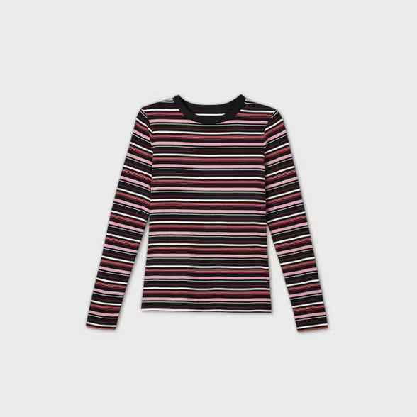 Women's Long Sleeve Fitted T-Shirt - A New Day™ | Target