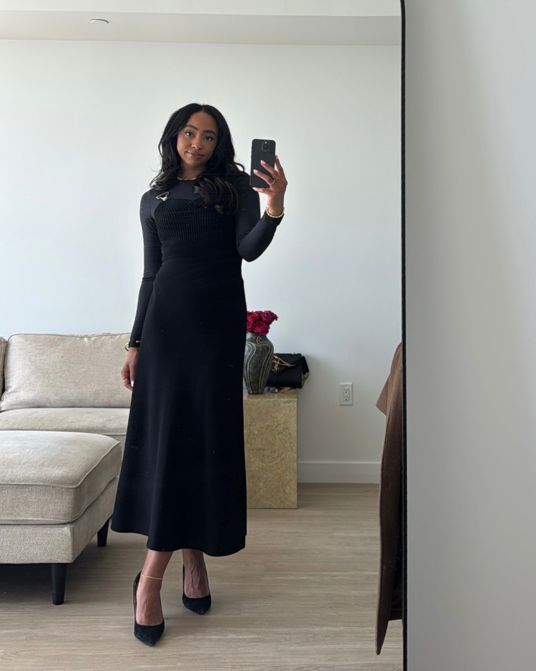 Chic, simple, and yes - it’s an overall dress 