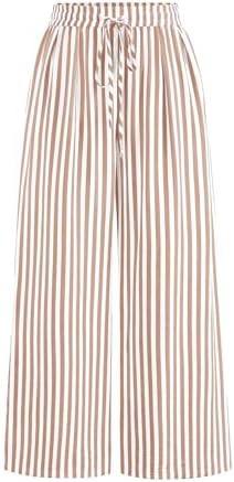 PRETTYGARDEN Womens Pants Elastic Waist Floral Lightweight Palazzo Pants for Women Casual Lounge ... | Amazon (US)