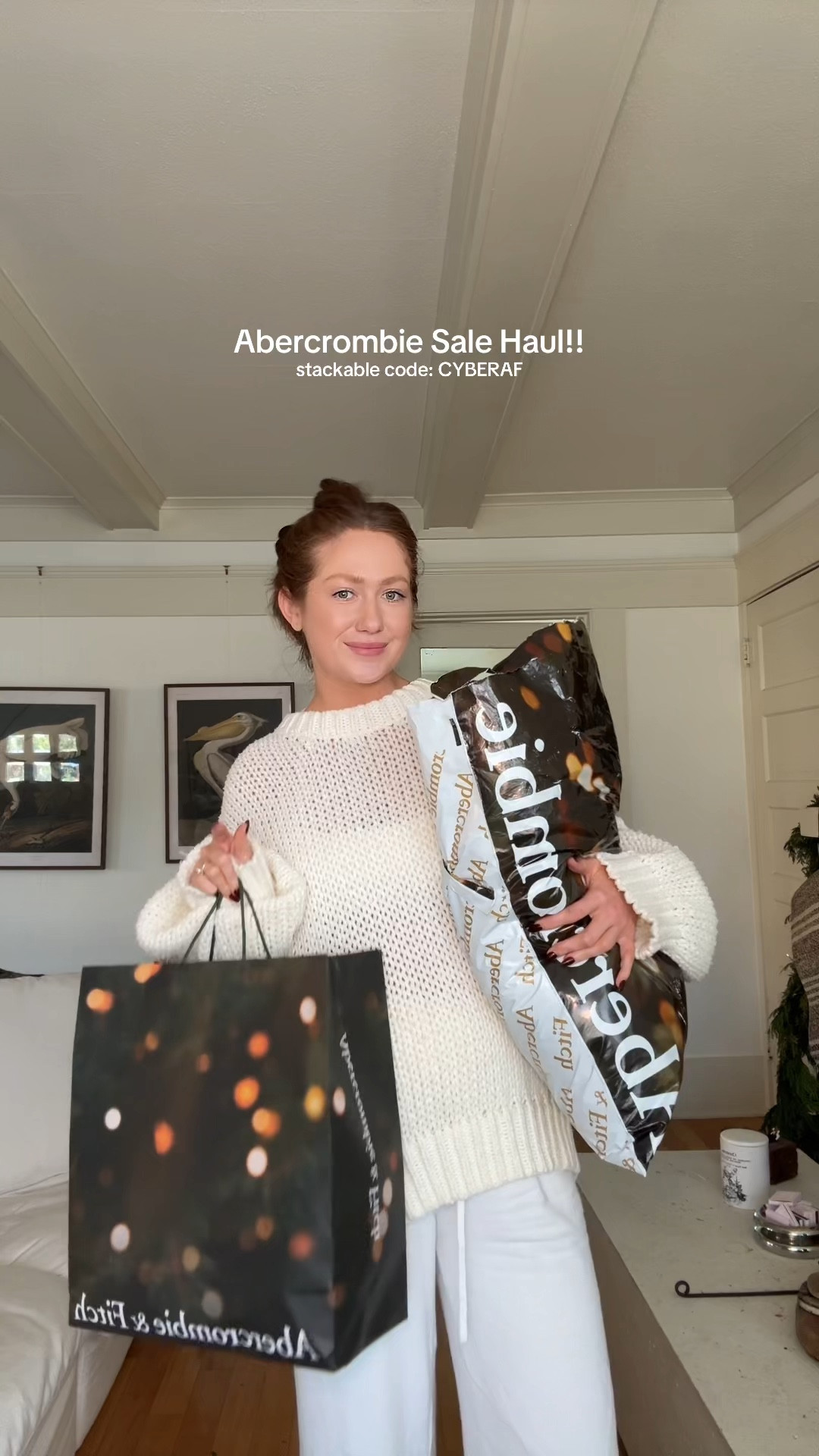 My Abercrombie fall favorites! Trying on everything that’s on sale for Black Friday and cyber Monday — use stackable discount code CYBERAF 