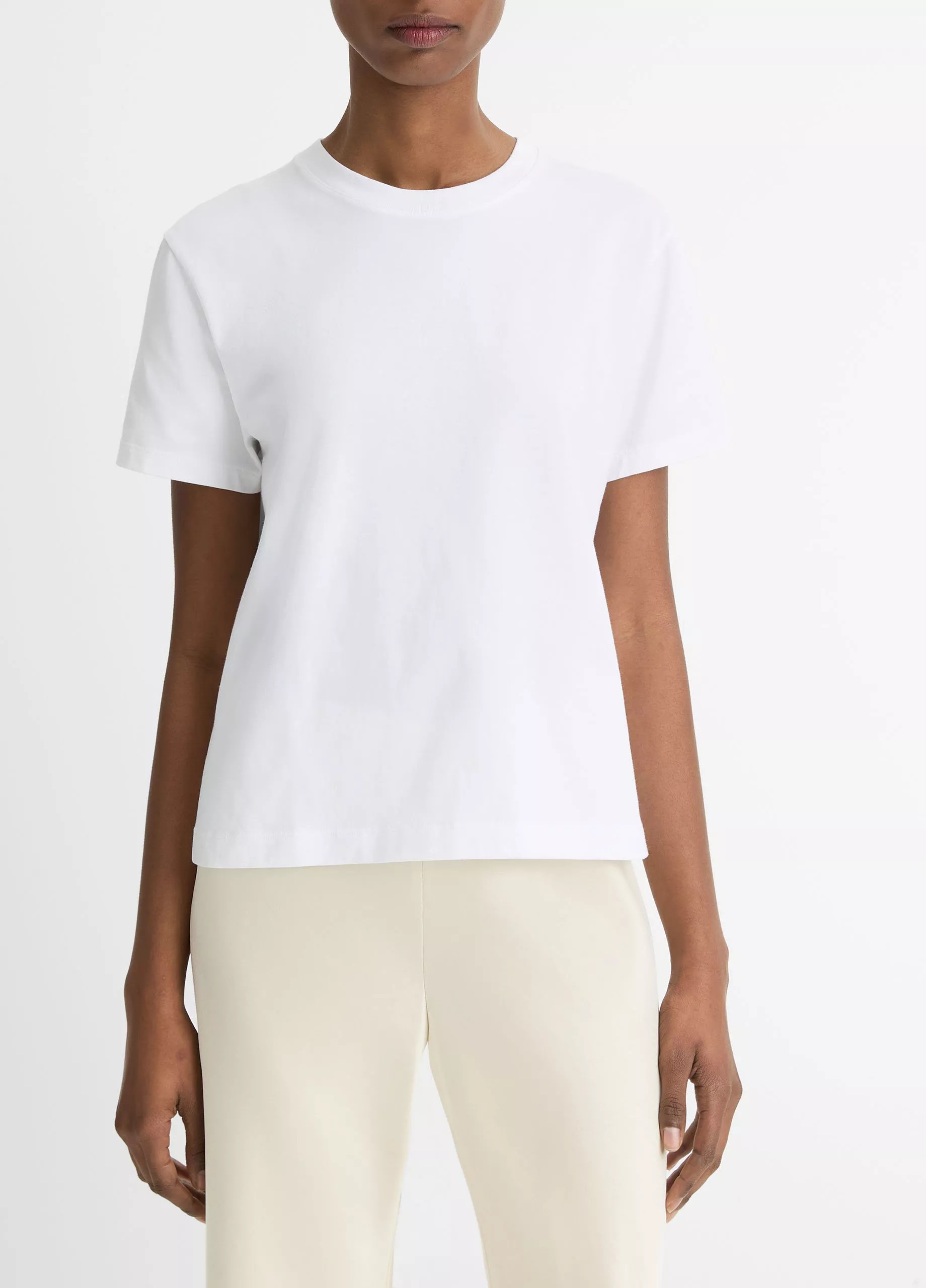 Pima Cotton Crew Neck T-Shirt | Vince LLC