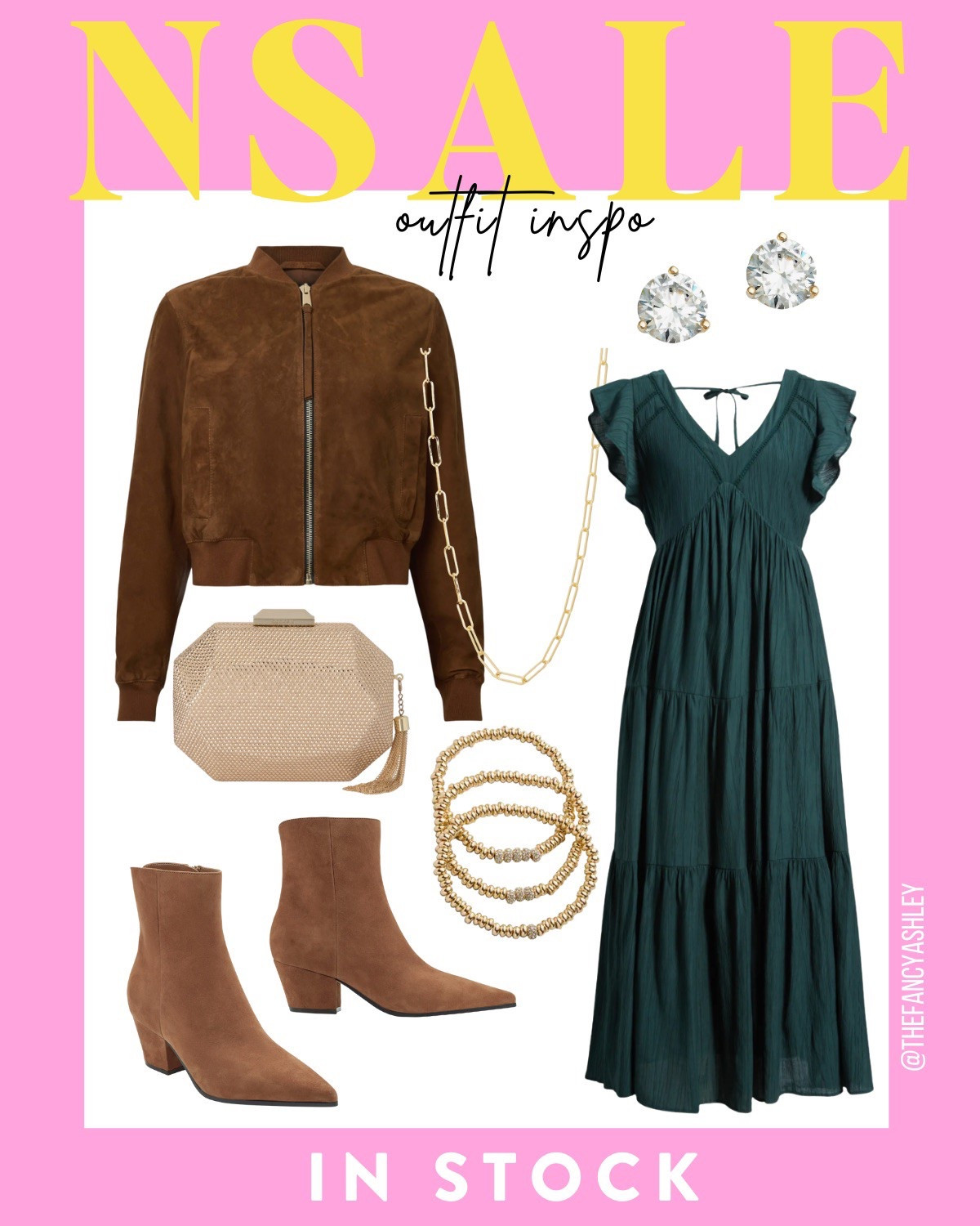 This green maxi dress is perfection — flowy and fab. I layered it with the cutest little jacket, some booties, and darling accessories for a look that’s ready for brunch, the classroom, or a date night. It’s IN STOCK!! Nordstrom Anniversary Sale is still going strong, but not for long — ends August 3rd! Grab it while you can!!


#LTKSaleAlert #LTKSeasonal #LTKStyleTip