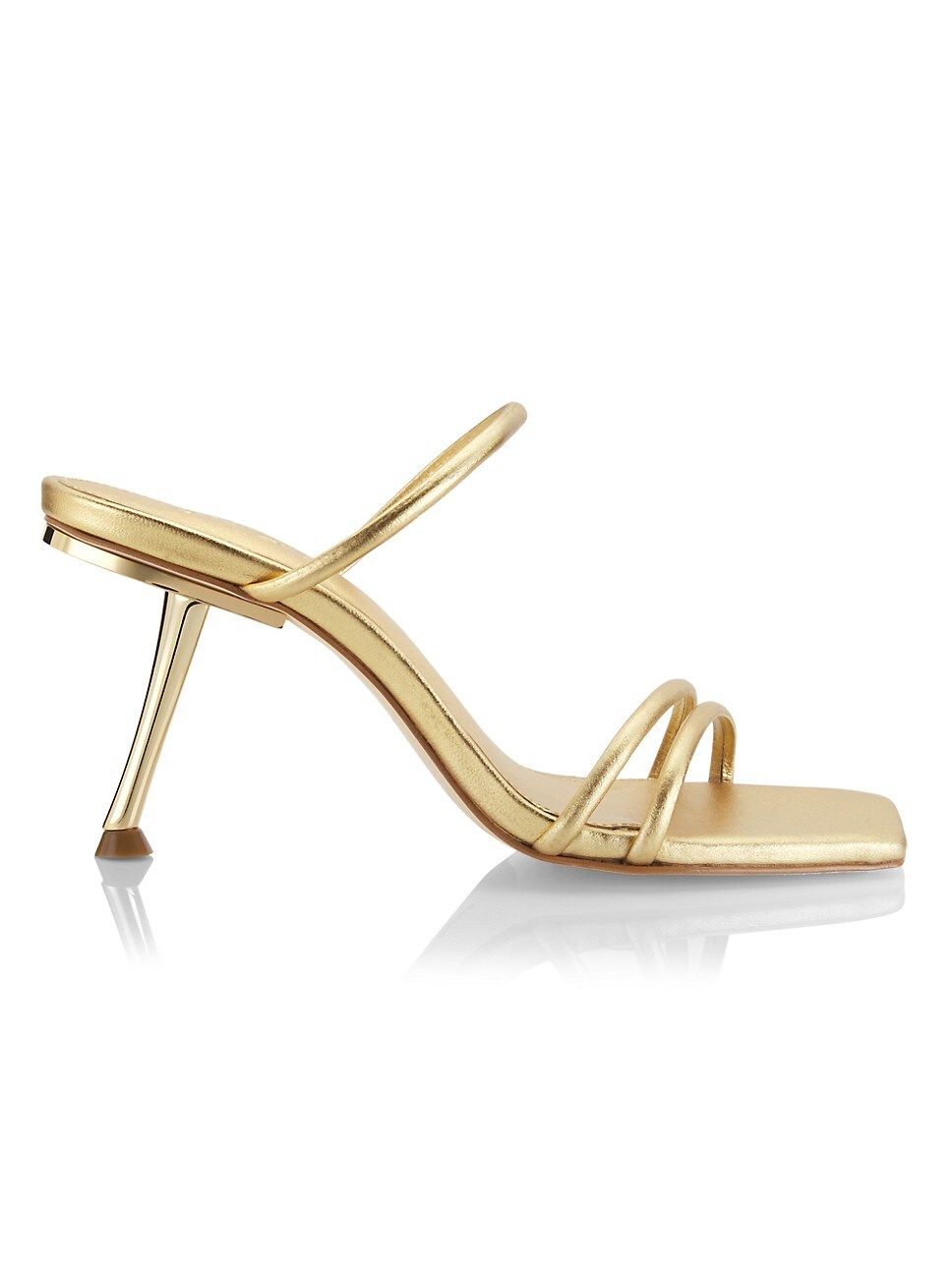 Lydia Metallic Leather Strappy Sandals | Saks Fifth Avenue