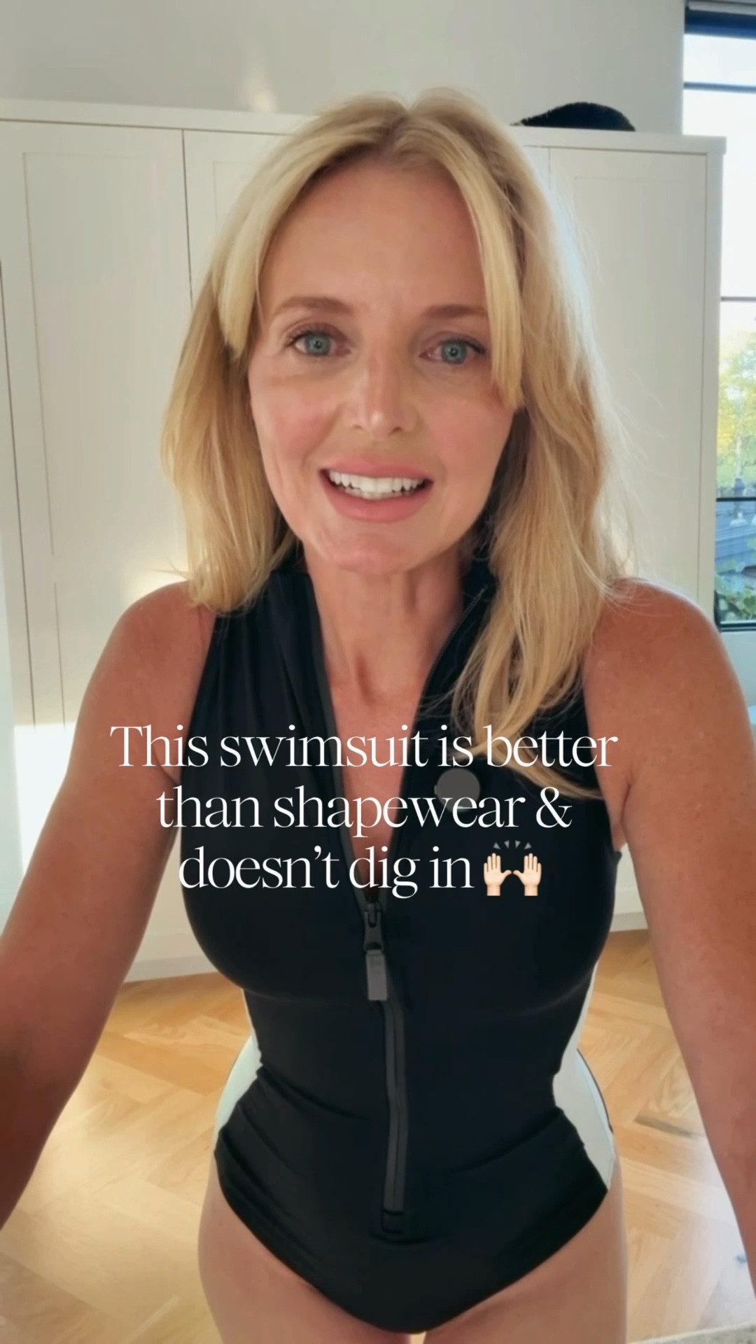 PSA: This might be the most flattering swimsuit I’ve ever put on in all of my 51 years of life!!! ✨🌟 It is MAGIC. The way the color-block panels and cinched back work together to create an instantly snatched waist is nothing short of incredible.  I cannot recommend this swimsuit enough. 

I recommend using their size chart as their sizing is unique. I found it to be very accurate. 

~Erin xo

#LTKSeasonal #LTKOver40 #LTKSwim