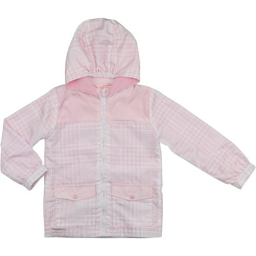 Pink Houndstooth Windbreaker - Shipping Late September | Cecil and Lou