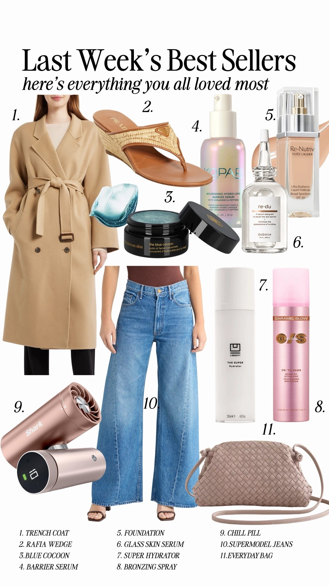 Last week’s bestsellers - everything you all are loving, buying and wearing!