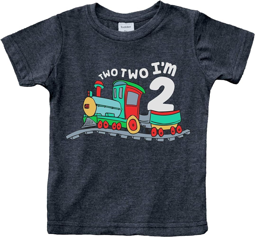 Unordinary Toddler 2nd Birthday Shirt boy Chugga Chugga Two Two Train im Two Years Old Second Bir... | Amazon (US)