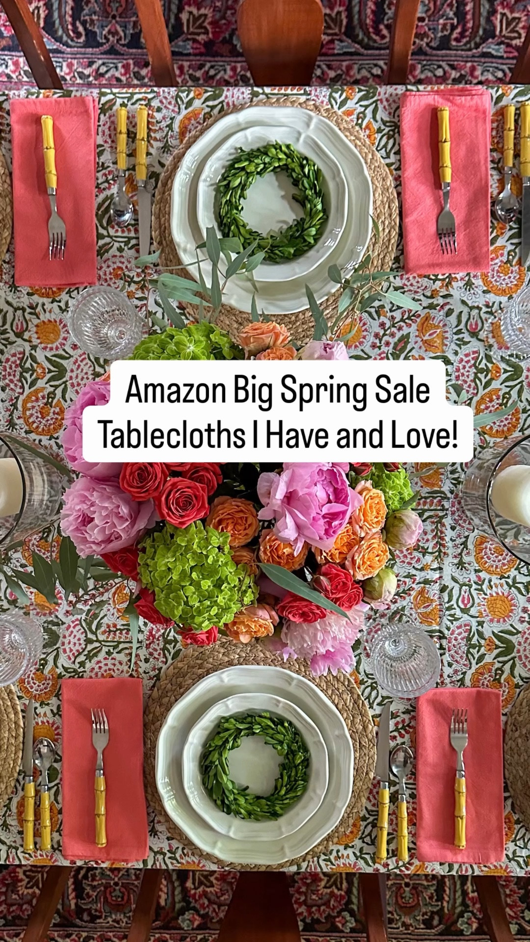 I have so many tablecloths from Amazon that I love and use all the time. These are some of my favorites and they are all on sale! ￼

#LTKdayinmylife #LTKHome #LTKWedding