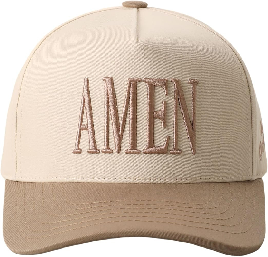 3D Embroidered Trucker Hat \u2013 5 Panel Cotton Baseball Cap with Fun Text Designs \u2013 Adjust... | Amazon (US)