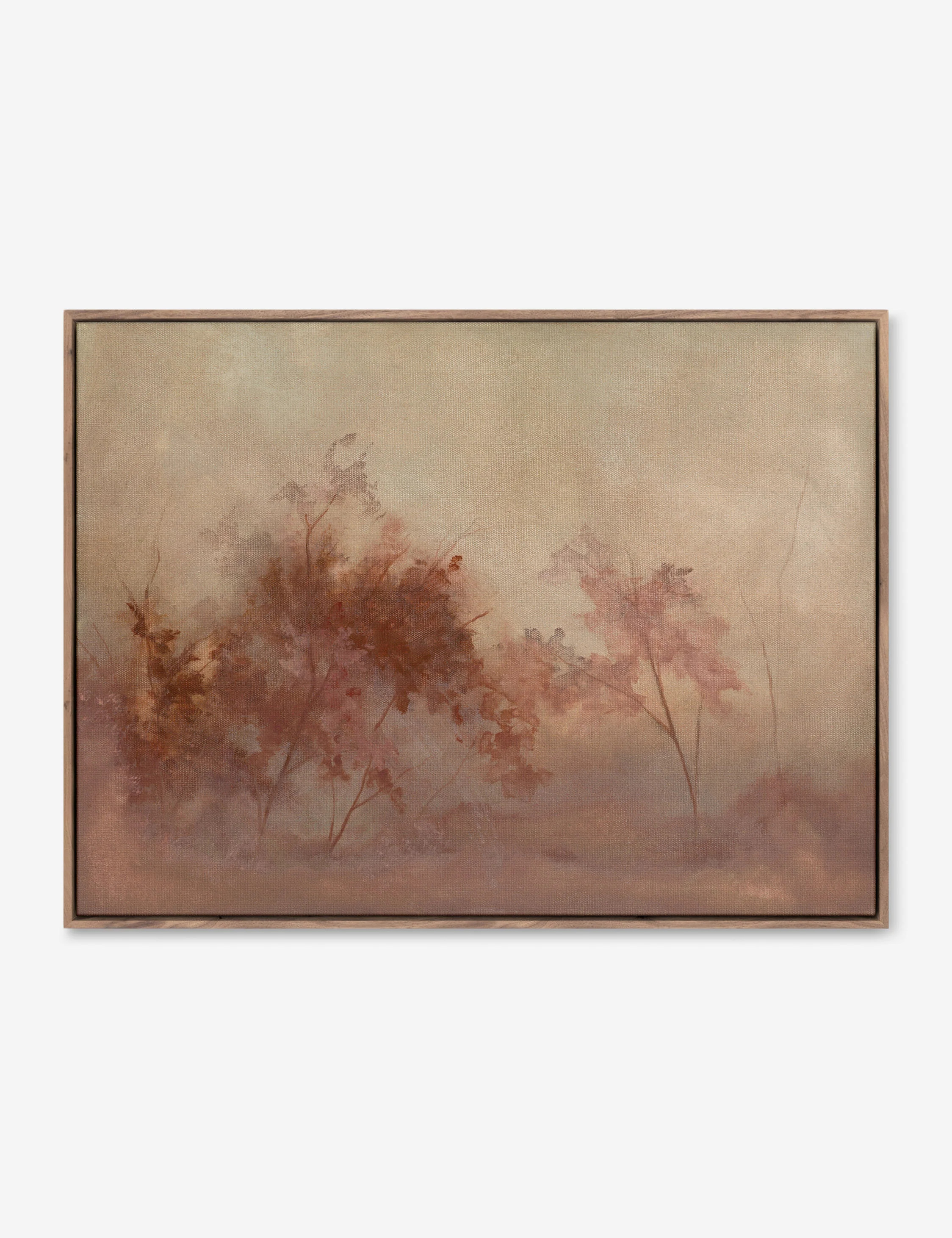 Autumn I Wall Art by Brittney Schulz, Maroon, 48" x 36 | Lulu and Georgia 
