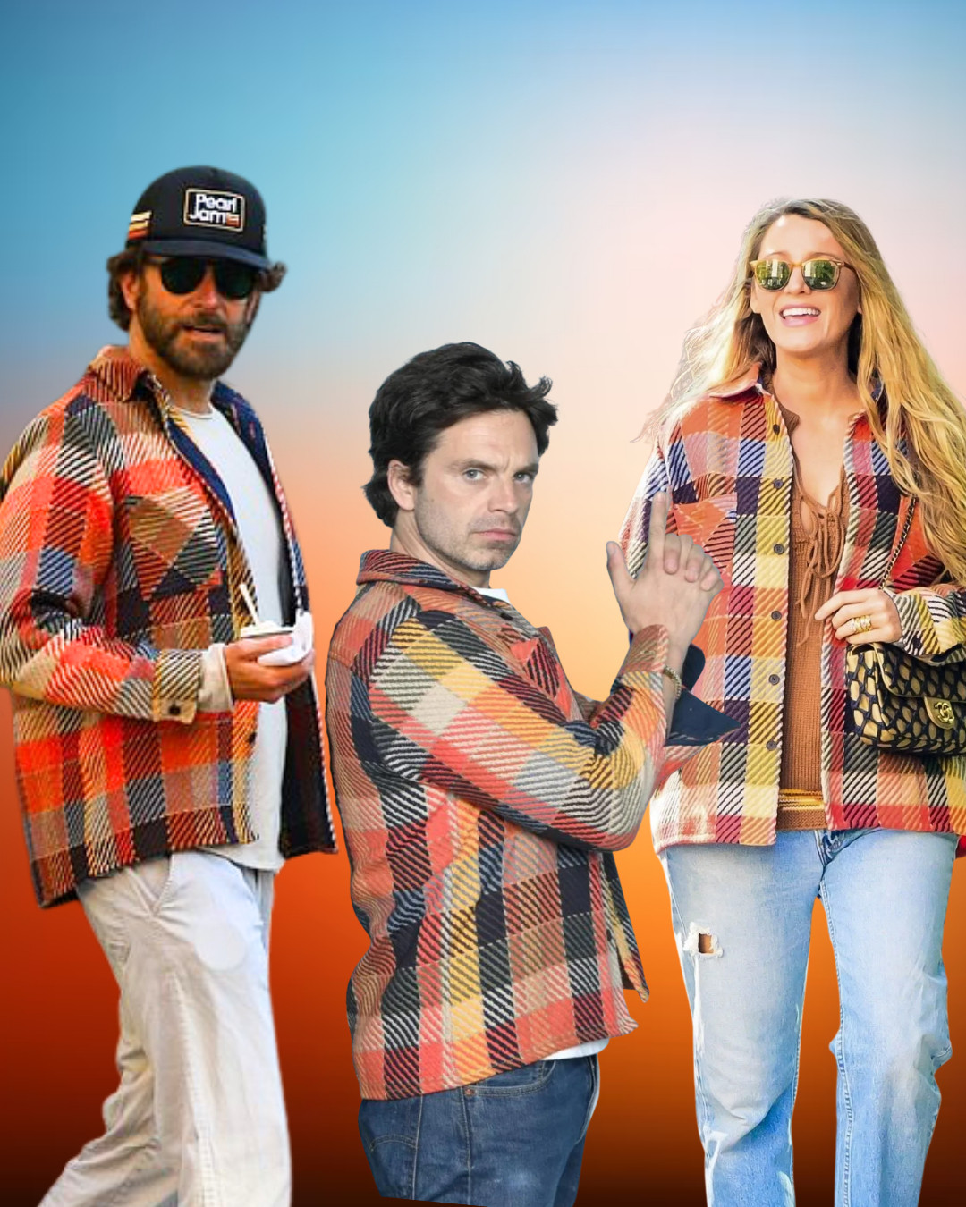 Bradley Cooper, Sebastian Stan, and Blake Lively in a Wax London overshirt 

 

#LTKOver40 #LTKMens