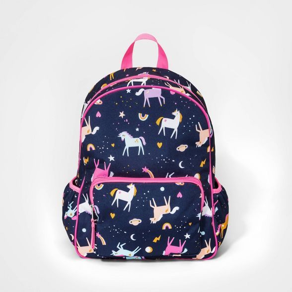 Girls' Unicorn Backpack - Cat & Jack™ Navy | Target