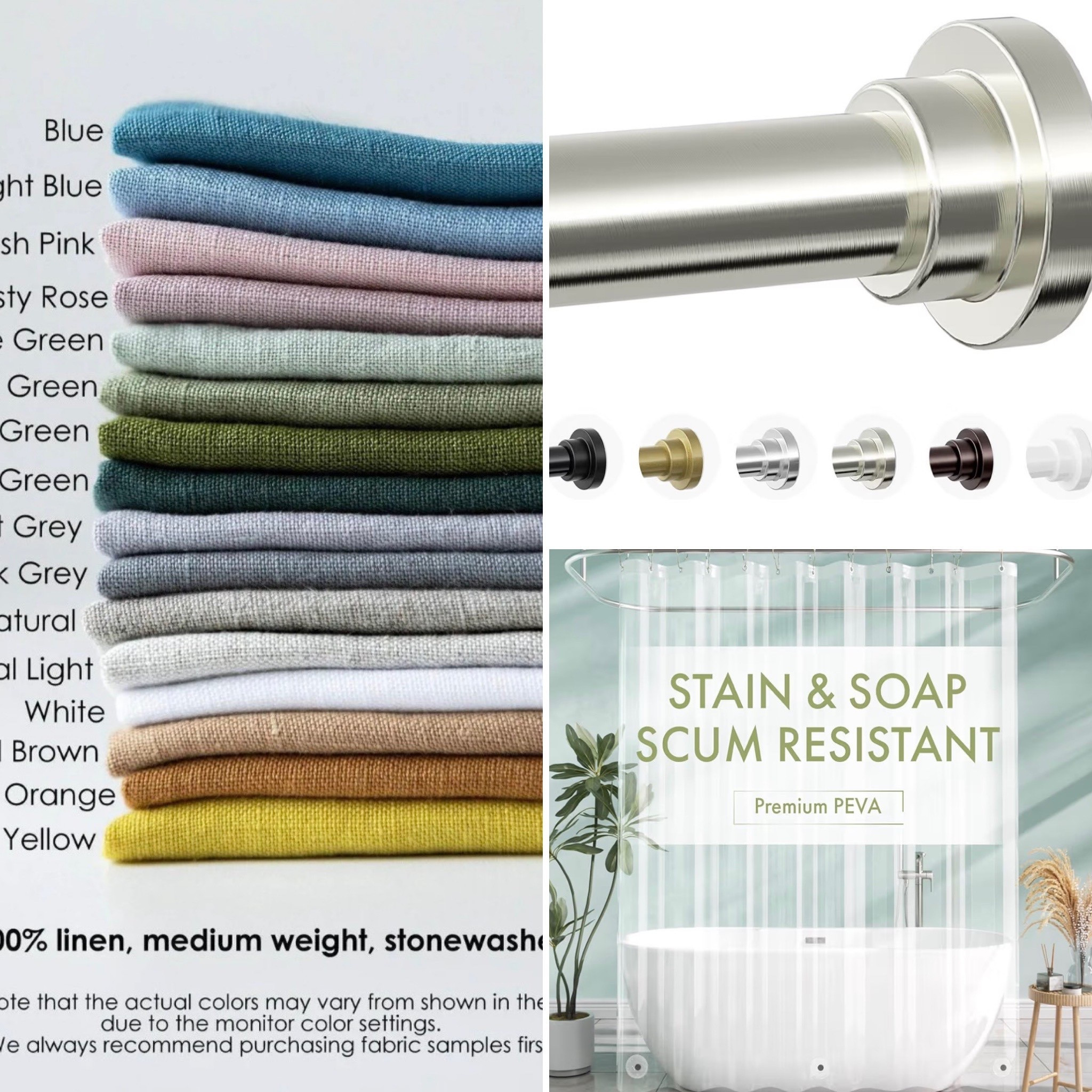 Everything you need to raise your shower curtain rod and elevate your bathroom space!