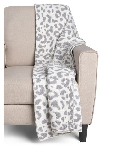 Feather Yarn Animal Throw | TJ Maxx