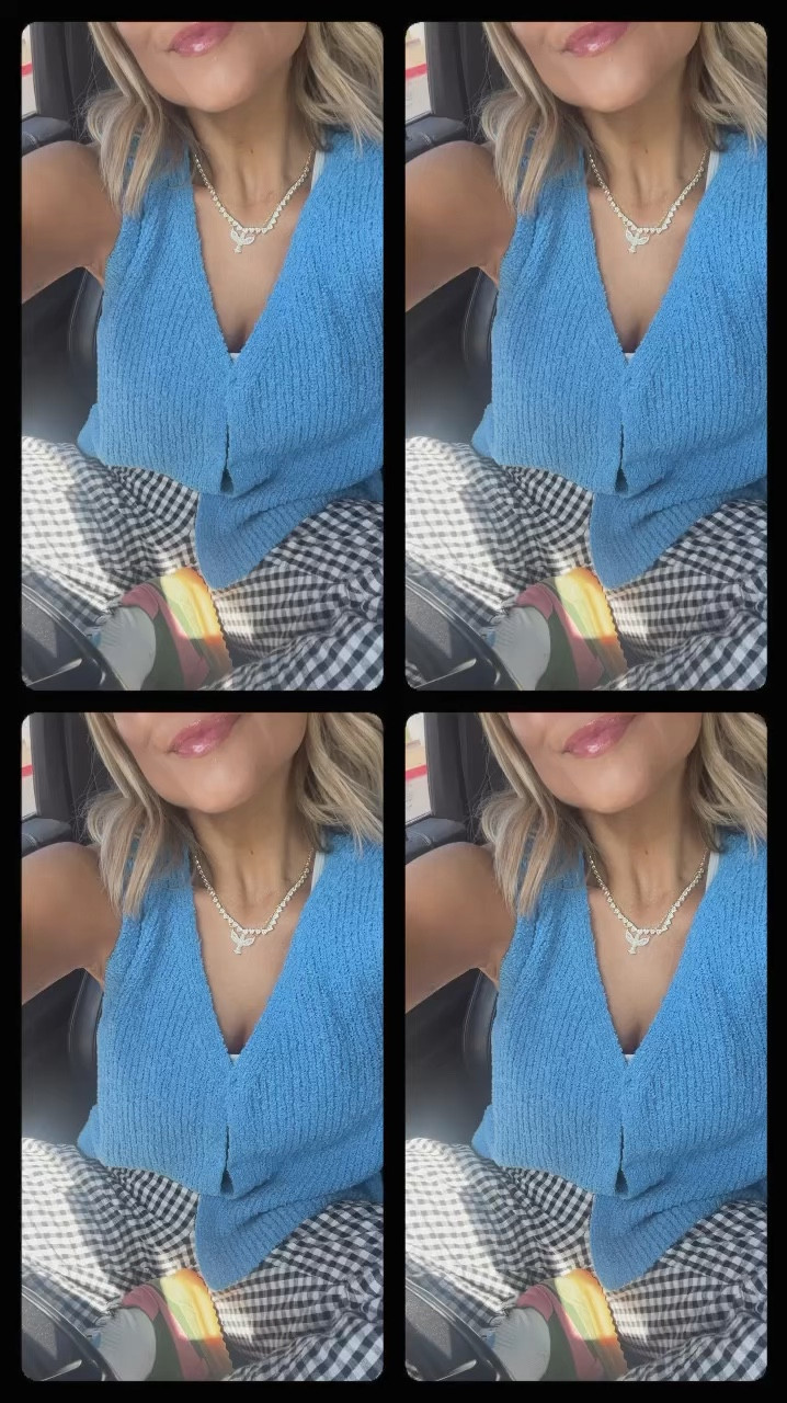 OOTD: The best summertime knit vest from Carly Jean Los Angeles (and gimme all the gingham pants please). 

#LTKBeauty #LTKStyleTip #LTKShoeCrush