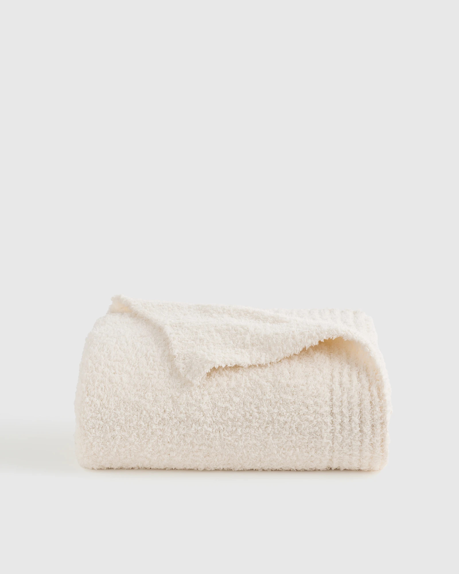 Ultra Cozy Throw in Ivory | Quince