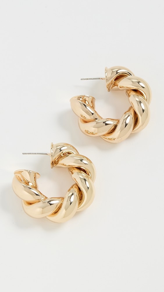 Auren Gold Twist Earrings | Shopbop