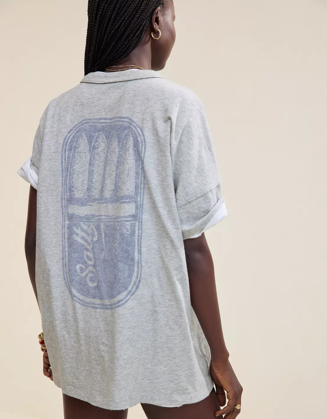 Aerie Oversized Crew Boyfriend T-Shirt | American Eagle Outfitters (US & CA)