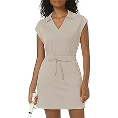 Womens Two Piece Skirt Sets Tennis Outfits Casual Cap Sleeve Lapel Shirt Summer Athletic Sport Sh... | Amazon (US)
