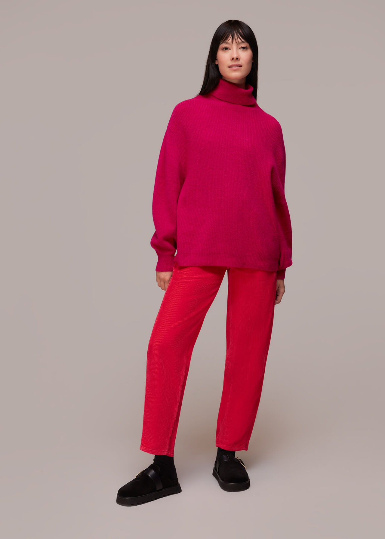 Ribbed Roll Neck Jumper | Whistles