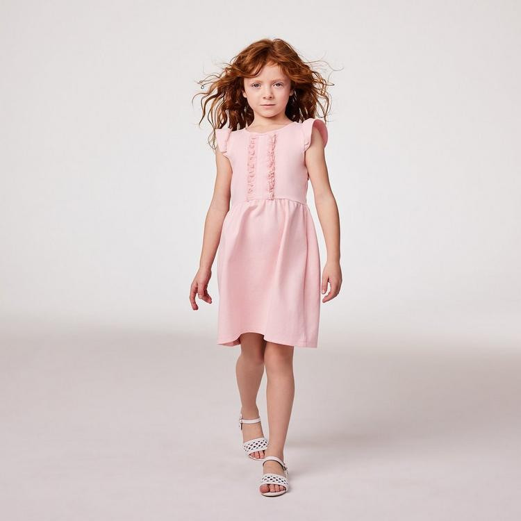 Ruffle Trim Ponte Dress | Janie and Jack