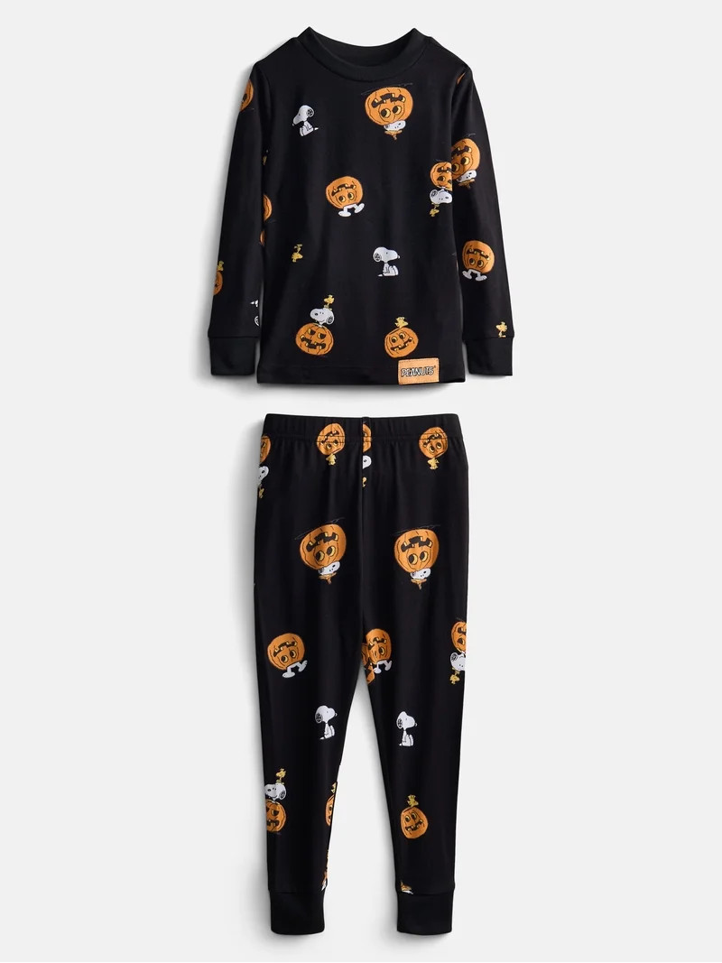 Peanuts Halloween Unisex Infant Snoopy Matching Family One-Piece Pajama Set, Sizes 6M to 18M | Walmart (US)