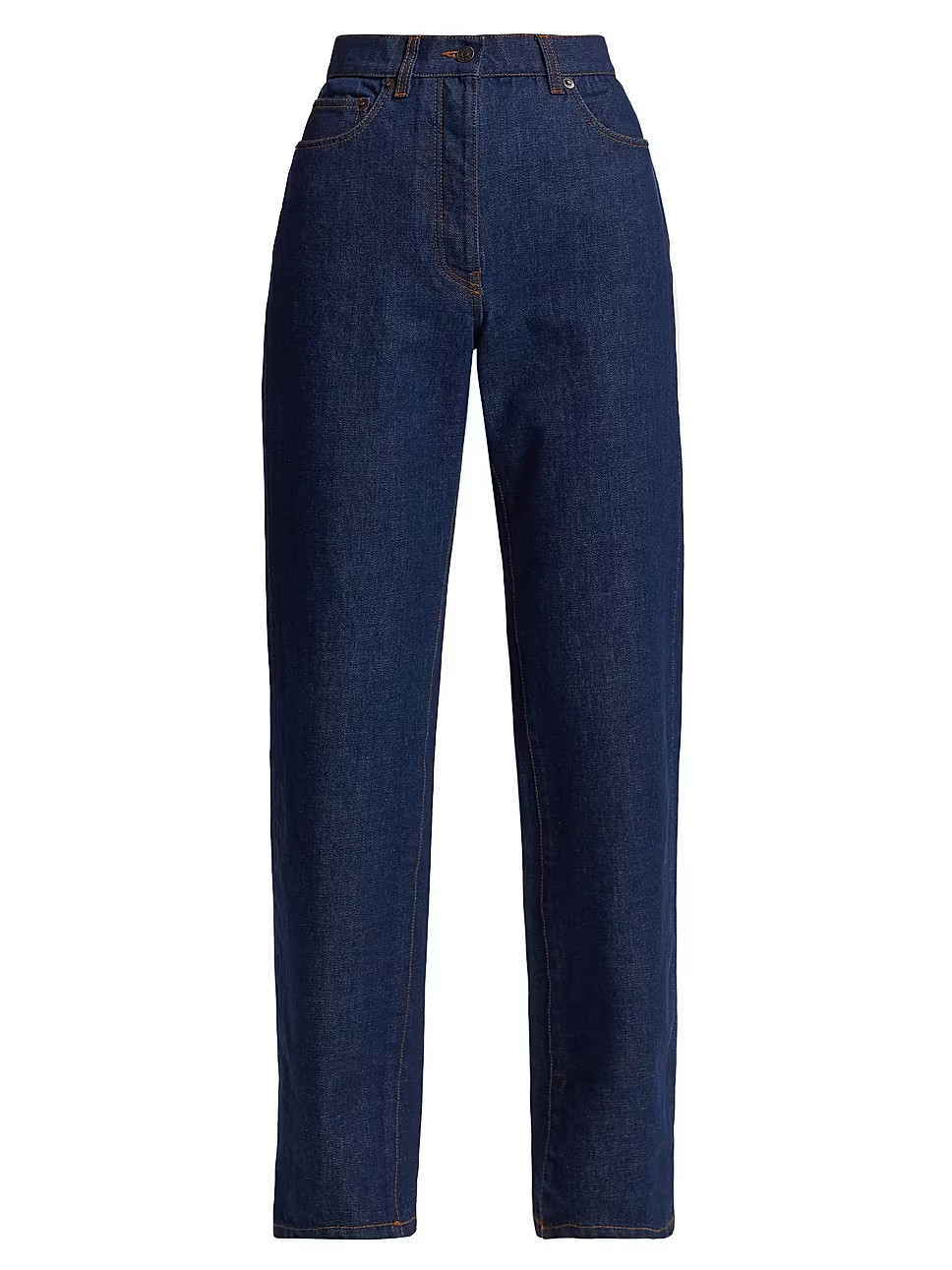 Borjis High-Rise Tapered Jeans | Saks Fifth Avenue