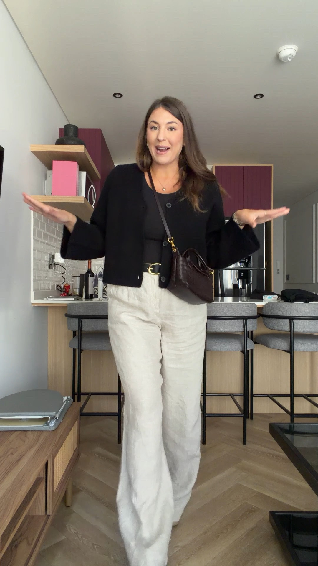 Effortless neutral outfit

neutral outfit idea, black cardigan outfit, linen wide leg pants outfit, casual chic outfit idea, effortless everyday outfit, elevated casual outfit, minimal chic outfit, comfortable travel outfit, simple chic style, amazon outfit idea

#LTKMidsize #LTKSpringSale #LTKootd