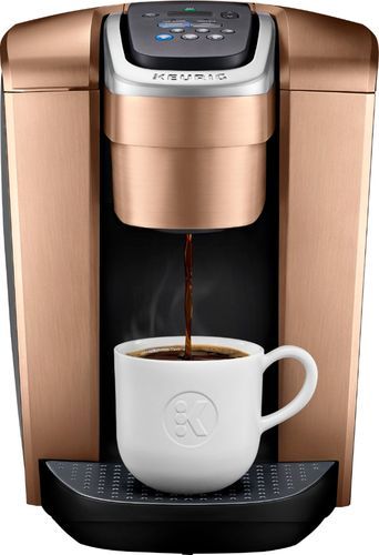 Keurig - K-Elite Single-Serve K-Cup Pod Coffee Maker - Brushed Copper | Best Buy U.S.