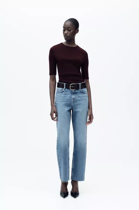 Z1975 HIGH WAIST STRAIGHT LEG JEANS | Zara US