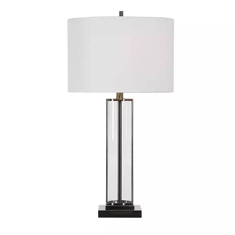 New! Dark Antique Matte Nickel Table Lamp | Kirkland's Home
