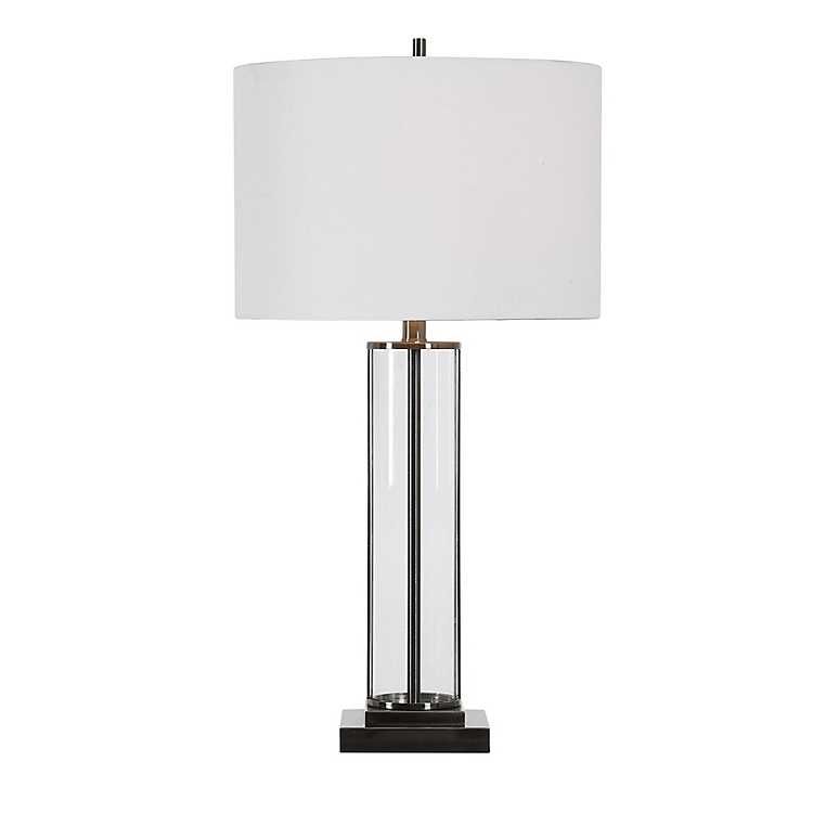New! Dark Antique Matte Nickel Table Lamp | Kirkland's Home