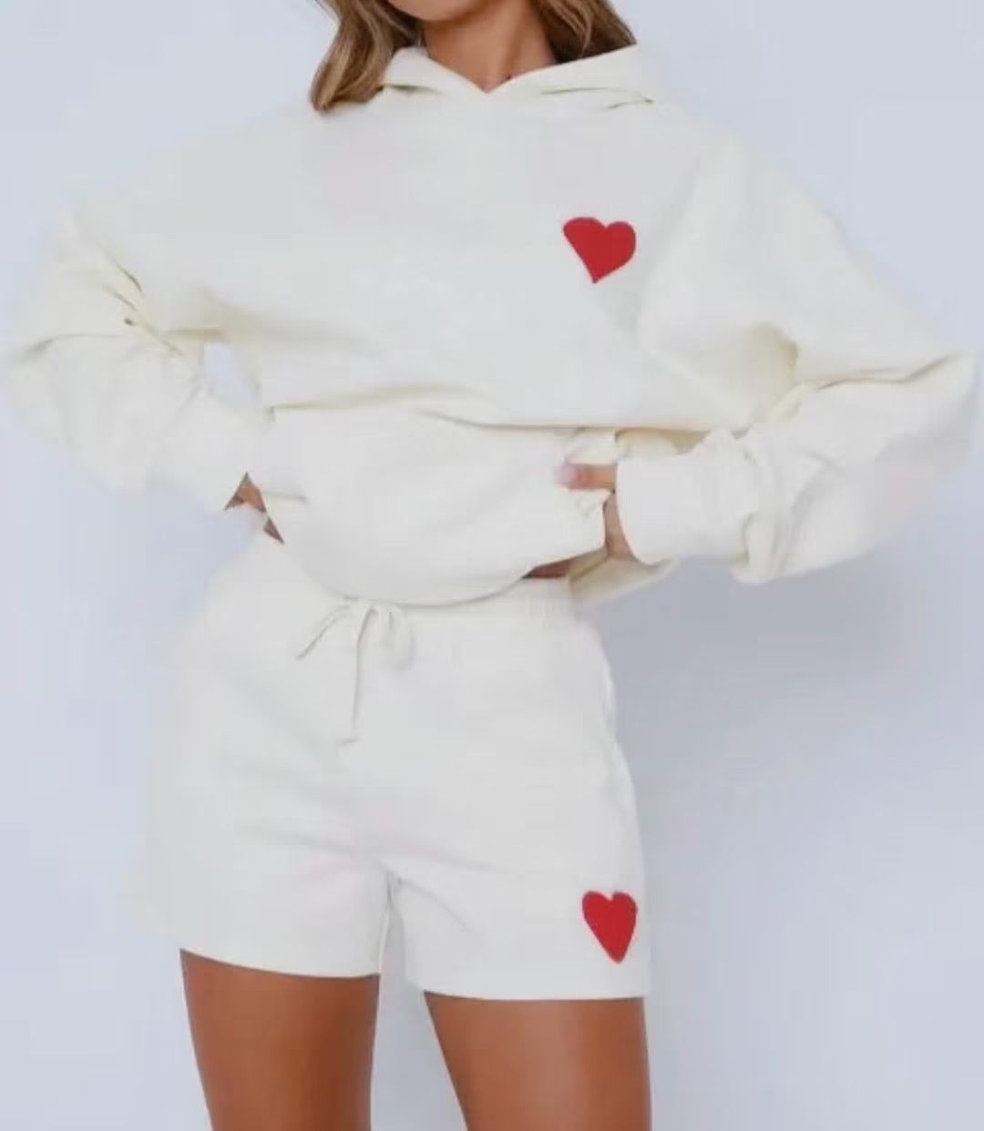 Valentine’s loungewear set, Valentine’s Day gift, Personalized gift, Initial sweatshirt | Etsy (US)