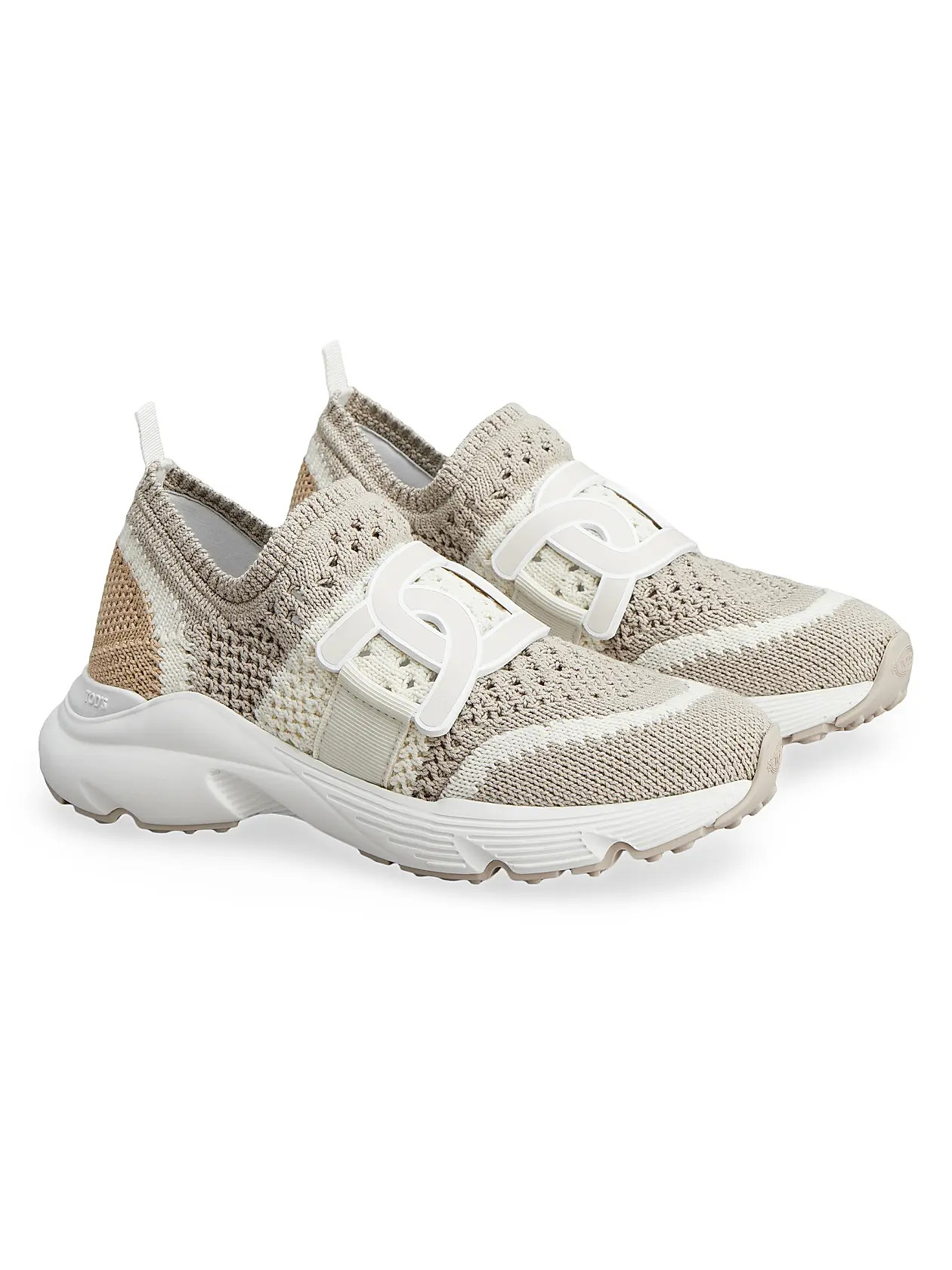Tod's Kate Crochet Slip-On Sneakers | Saks Fifth Avenue | Saks Fifth Avenue