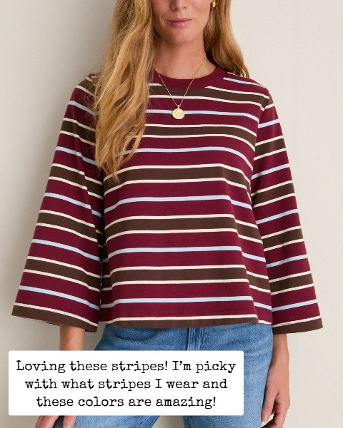Loving stripes this fall! 

 #LTKgrwm #LTKSeasonal #LTKOver40