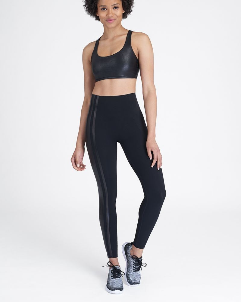 SPANX Every.Wear™ Active Gloss Side Stripe Leggings | Spanx