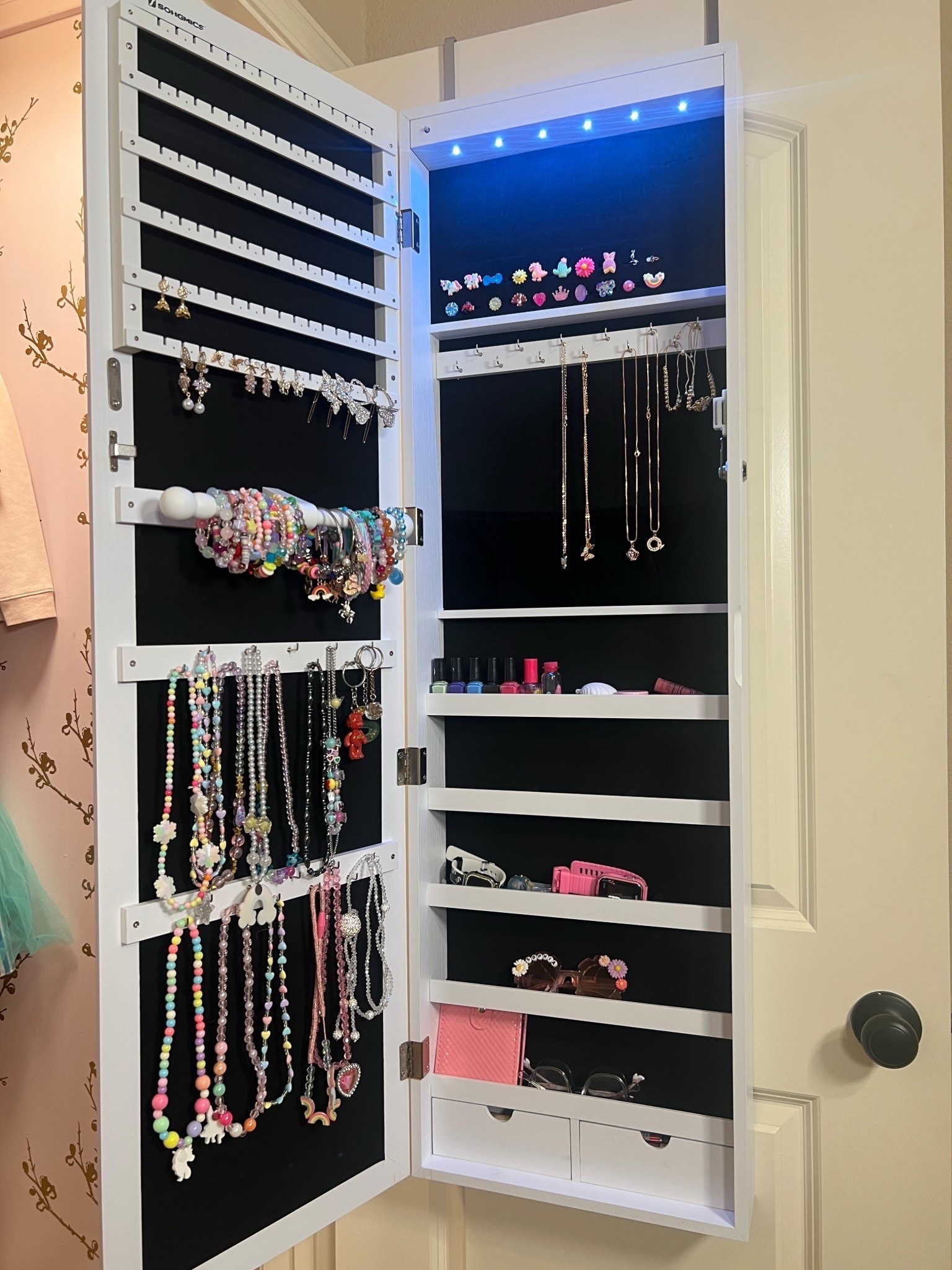 My daughters love their mirror jewelry organizer! I love that is keeps everything organized and is functional  



#LTKKids #LTKgrwm #LTKmomlife