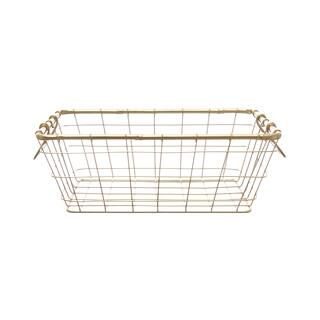 Large Gold Metal Basket by Ashland® | Michaels Stores