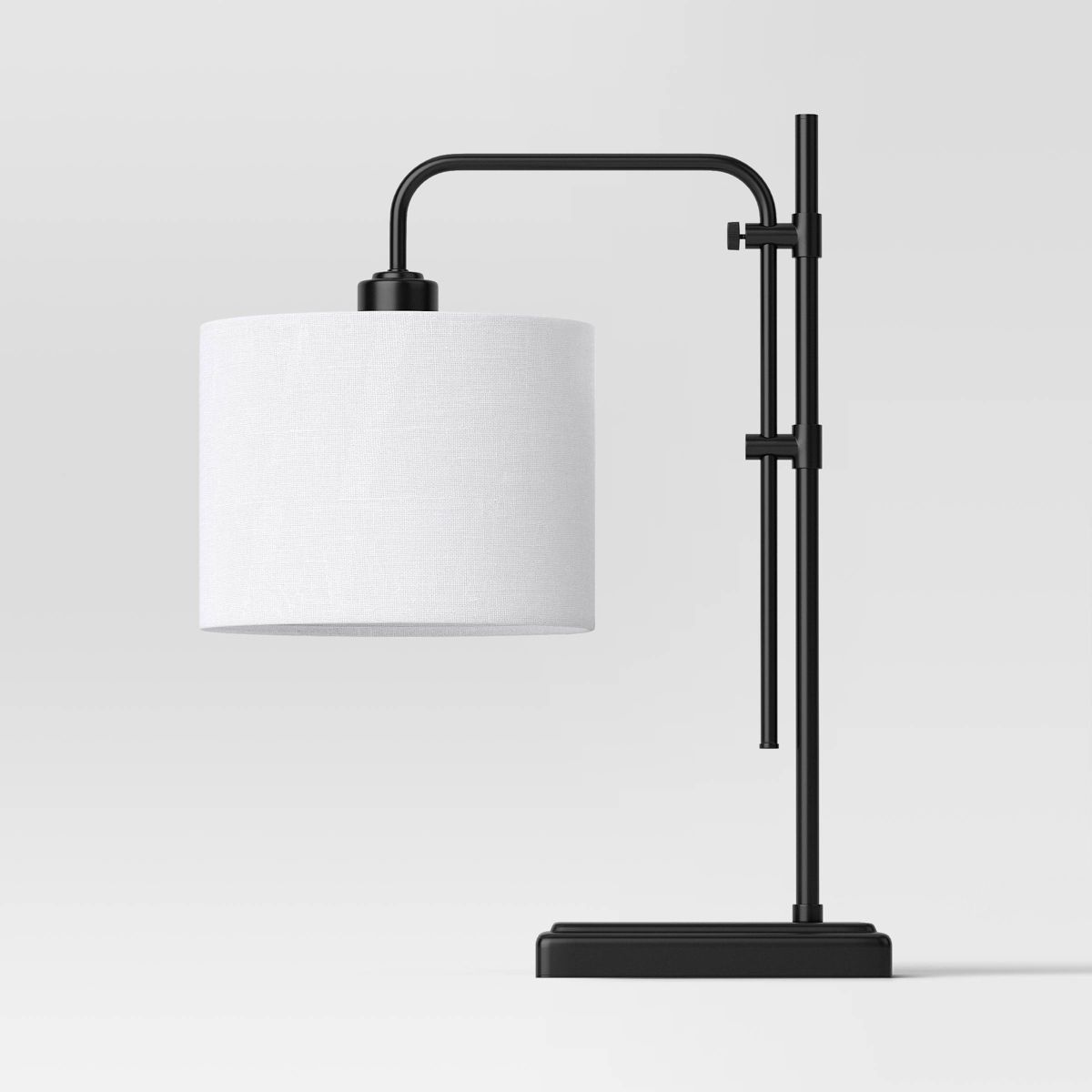 Knox Adjustable Shaded Table Lamp Black - Threshold™ | Target