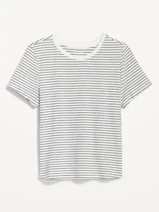 Striped Slim-Fit T-Shirt for Women | Old Navy (US)