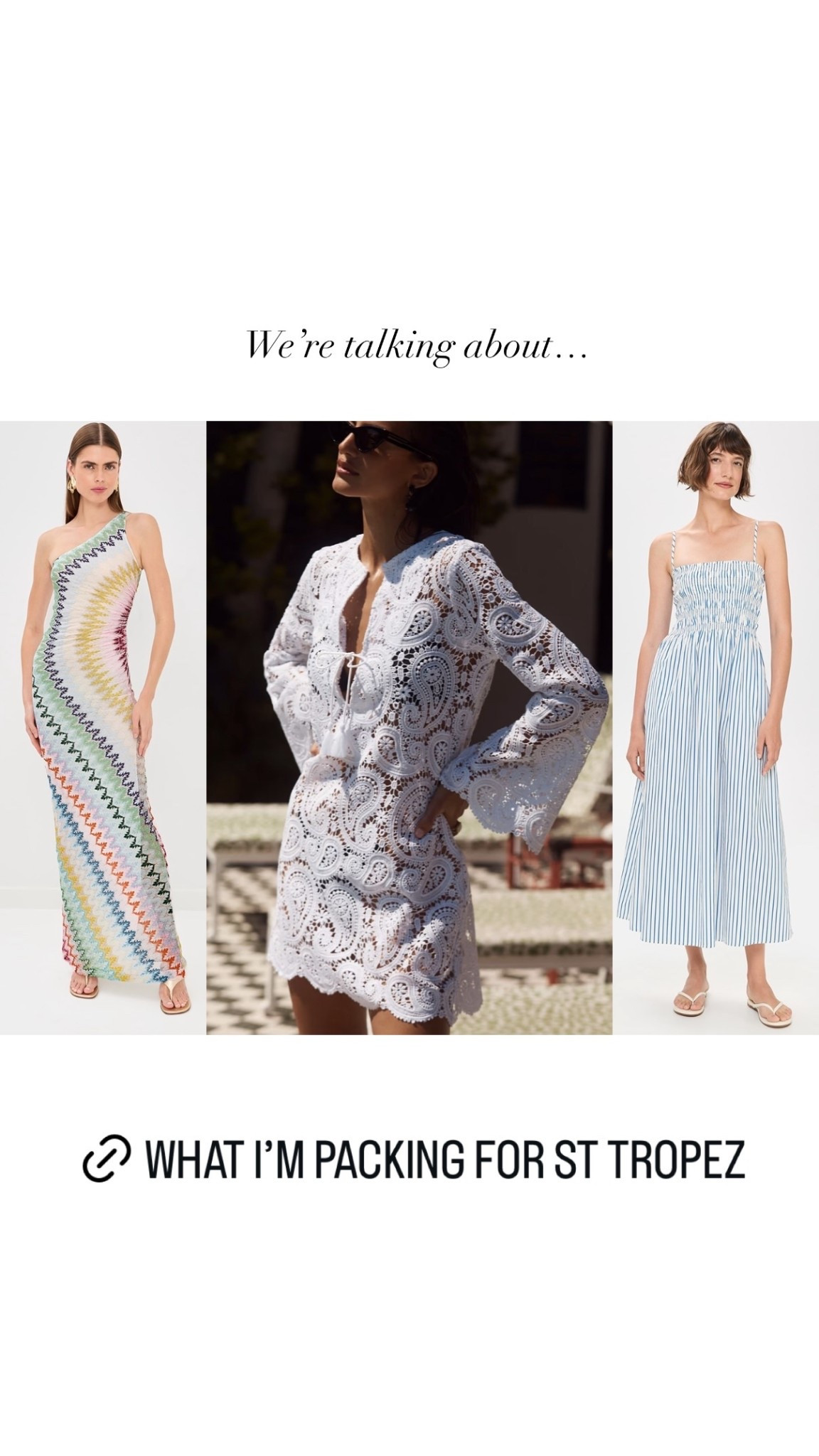 St. Tropez packing list. 

#LTKSwim #LTKSeasonal #LTKTravel