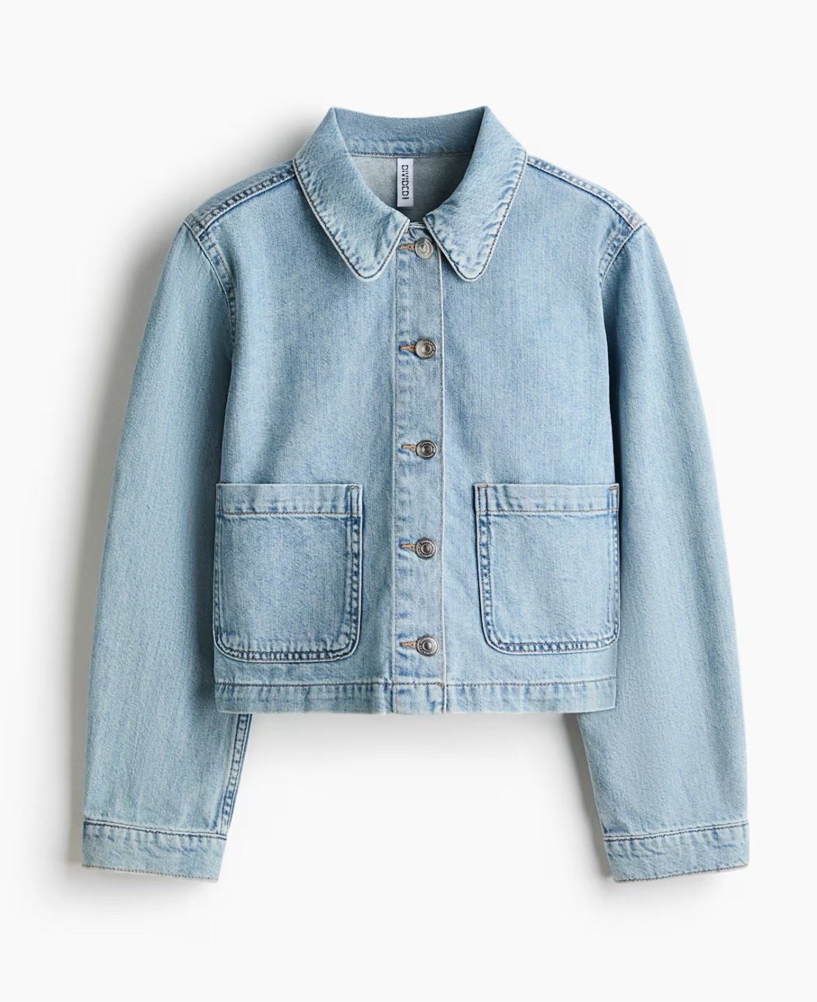 Light wash denim jacket 

#LTKSeasonal